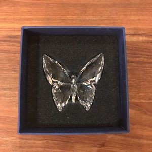 Swarovski Butterfly Silver Shade Crystal Collectib
